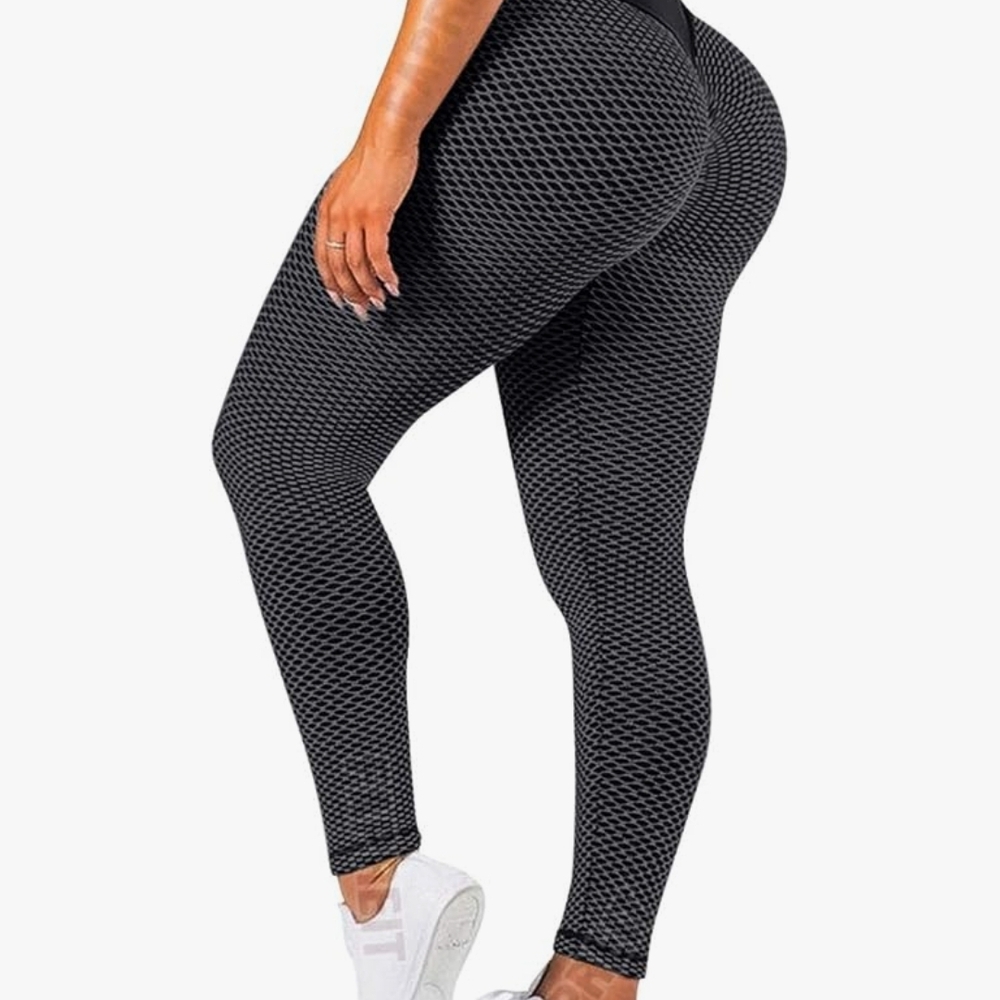 scrunch butt honey comb leggings